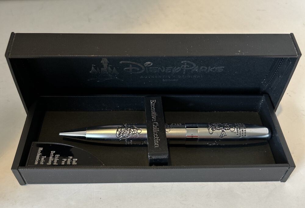 READ- Disney Mickey Mouse Executive Collection Metal Engraved Ballpoint Pen NEW